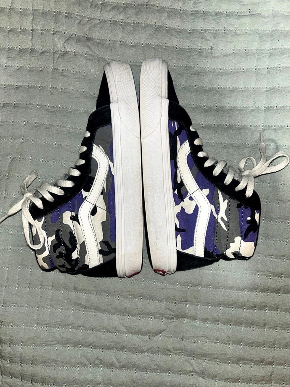 Vans Sk8-Hi Reissue Pop Camo Heliotrope Sneakers - M6/W7.5
